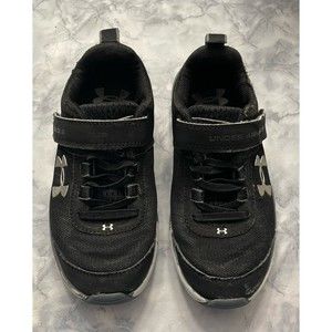 Black Under Armour UA Boy Shoes, Size Youth 13